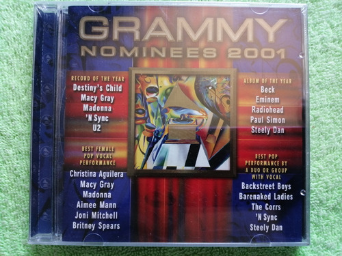 Eam Cd Grammy 2001 Britney Christina Backstreet Nsync Corrs 