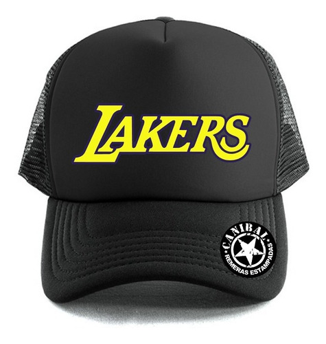 Gorras Trucker Nba Lakers Remeras Estampadas Canibal