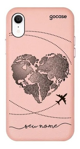 Capa Gocase Coração Mapa Mundi Para iPhone 6 7 8 Plus 