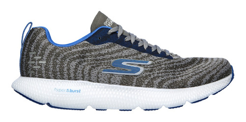 Championes Skechers Gorun 7 Running De Hombre Gris