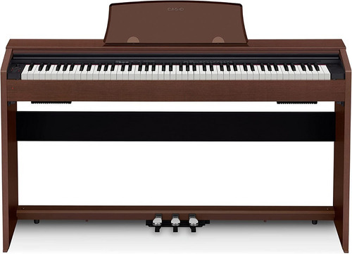 Casio Privia Px770 Piano Digital 88 Teclas Mueble 3 Pedales Color Marrón