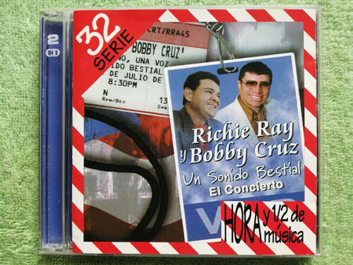 Eam Cd Doble Richie Ray & Bobby Cruz En Concierto 1999 Vivo