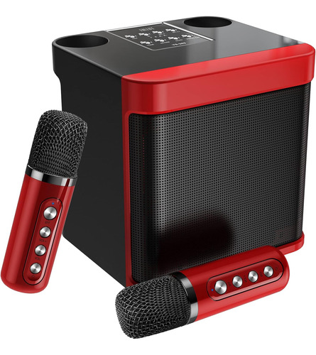 Máquina De Karaoke Fullife Para Con 2 Micrófonos Inalámbrico