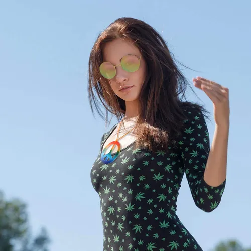 Juego De Accesorios Para Disfraz Hippie Hotusi, 18 Piezas, A