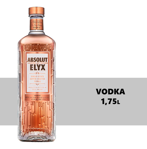 Vodka Sueca Absolut Elyx 1,75l 6 Unidades
