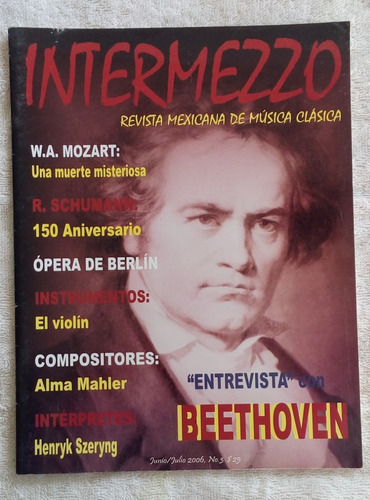 Revista De Musica Clasica Intermezzo 06-06 Beethoven Artes