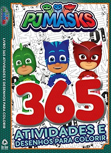 Libro Pj Masks - 365 Atividades E Desenhos Para Colorir