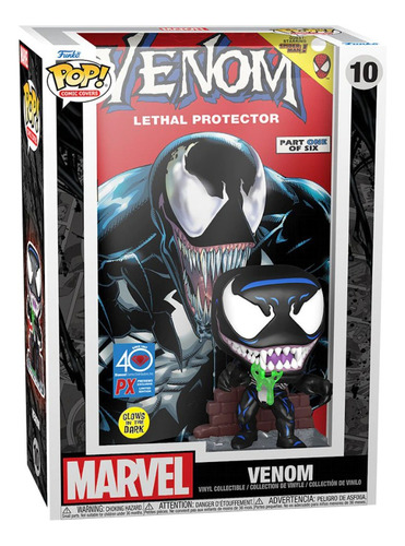 Funko Pop Venom - Action Comics (10) Gitd - Marvel