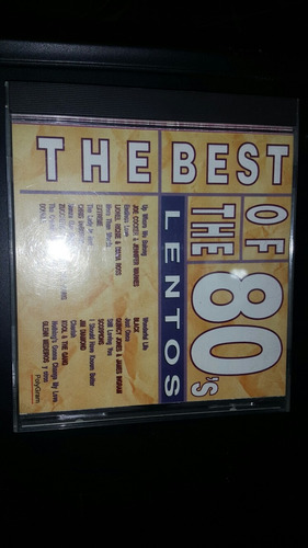 Cd The Best Of The 80's Lentos Vol 1 Compilado En La Plata