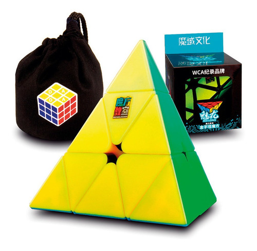 Cubo Rubik Pyraminx Moyu Meilong Jinzita Stickerless