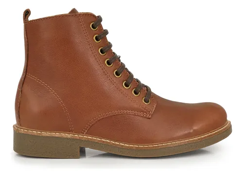 comprar Borcego Mujer Cuero Briganti Zapato Bota Goma Moda Mcbo24999