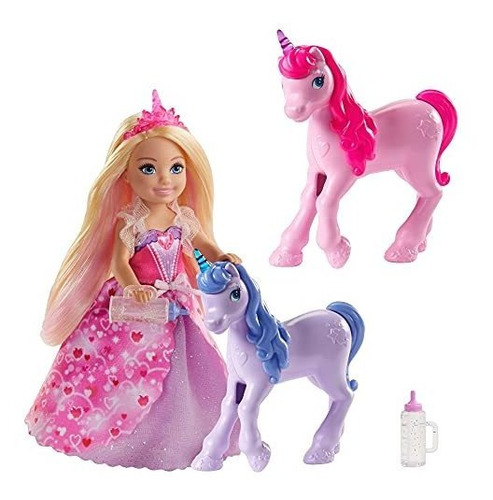Barbie Dreamtopia Set De Regalo Con Muñeca Chelsea Princess 