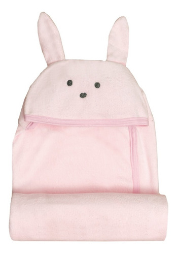 Toalla Bebe Bunny Conejita Rosa Suave Absorbente 75 X 90