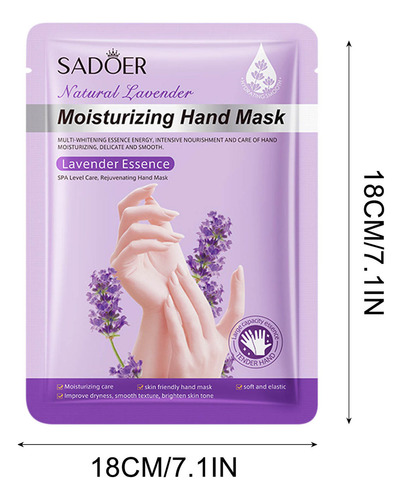 N Hand Mask Gloves Mascarilla De Manos Hidratante Suave P 80