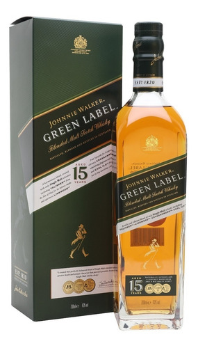 Johnnie Walker Green Label 15 Años 750 Ml