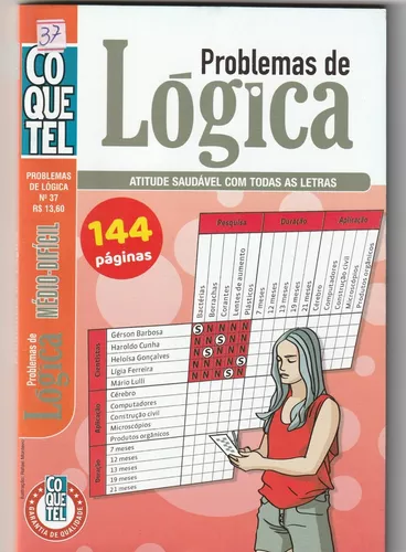 LIVRO COQUETEL DESAFIOS DE LÓGICA ED 23