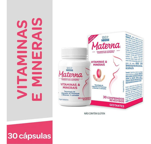 Materna Nestle Com 30 Comprimidos