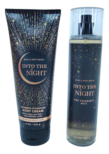 Into The Night Bath & Body Works Loción Y Crema Original