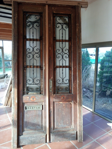 Puerta Principal De Cedro Antigua.