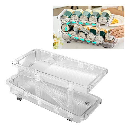 Dispensador De Latas Refresco Para Refrigerador 2 Pcs