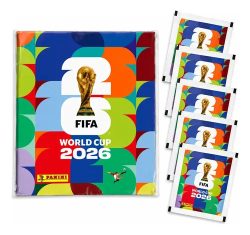 Pack Album Mundial Tapa Blanda + 5 Sobres Fifa World Cup 2026 Panini ...