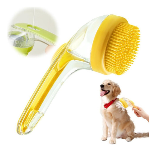 . Nuevo Y Cómodo Cepillo De Champú Para Perros Con