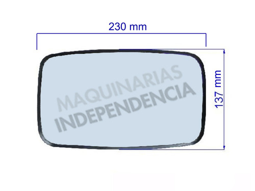 Imagen 2 de 9 de Juego Espejo Retrovisor Autoelevador Un 137 X 232 Mm
