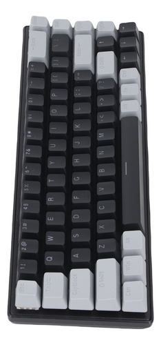Teclado Mecánico Cableado 60% Rgb Azul 68 Teclas Gaming Para
