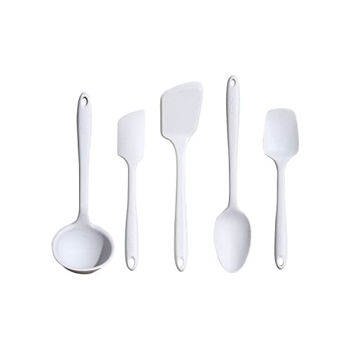 : Get It Right Premium Silicone 5 Piece Utensil Set - N...