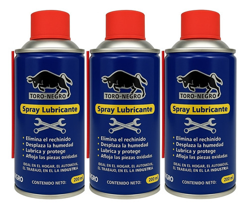 Lubricante Limpiador Quita Oxido W400 Grasa Liquida 3 Uds