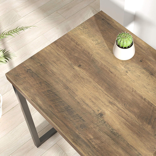 Escritorio Moderno De Oficina Madera Y Metal Estilo Industri
