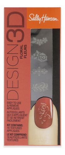 Adhesivo Para Uñas Sally Hansen 3d 320 Floral
