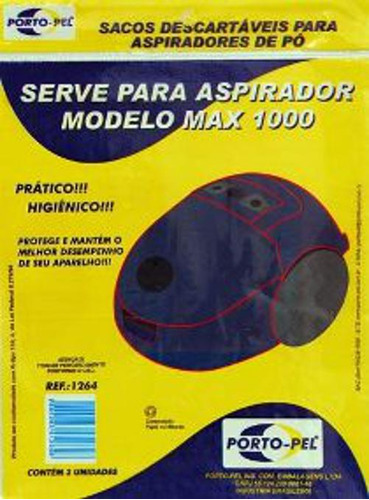 Pacote Saco De Aspirador De Pó Descartáveis Max1000.