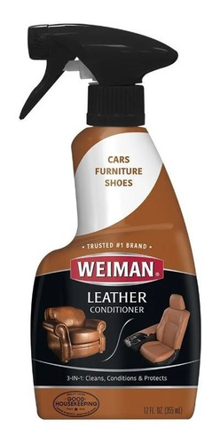 Weiman Limpiador Cleaner Para Piel Leather Importado 355ml