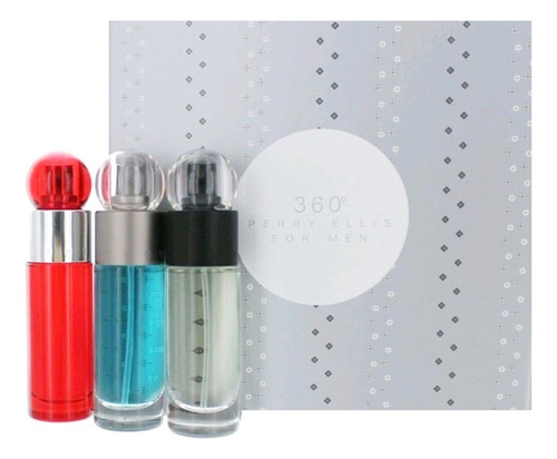 Perry Ellis 360 For Men 30ml + 360 Red 30ml + Reserve 30ml
