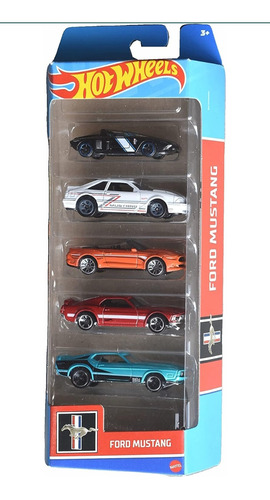 Hot Wheels Ford Mustang 5 Pack 