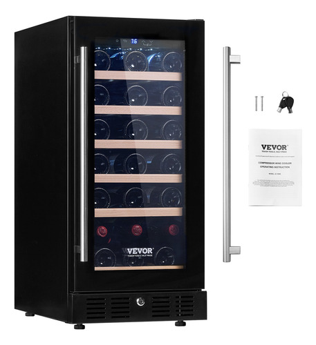 Enfriador Refrigerador Botellas Vino Tequila 30 Botellas Led
