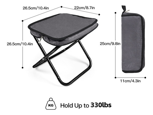 P Taburete De Camping Plegable Taburete Plegable Portátil