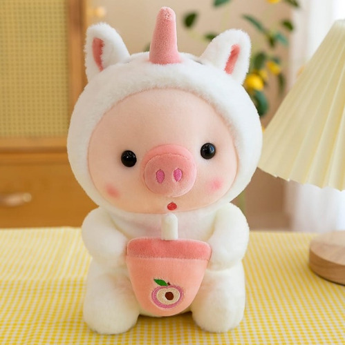 Peluche Cerdito Unicornio 25 Cm