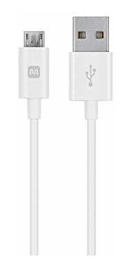 Cable Usb-a A Micro B Monoprice 6ft Blanco - Cabezas De