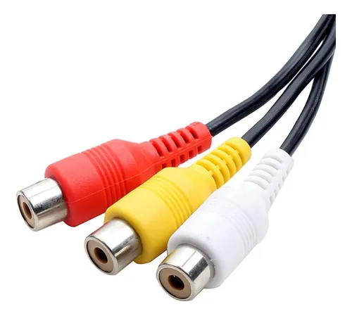 Suckoo 3rca Av Audio Video Splitter Cable 1 En 3 Out 1 En 2