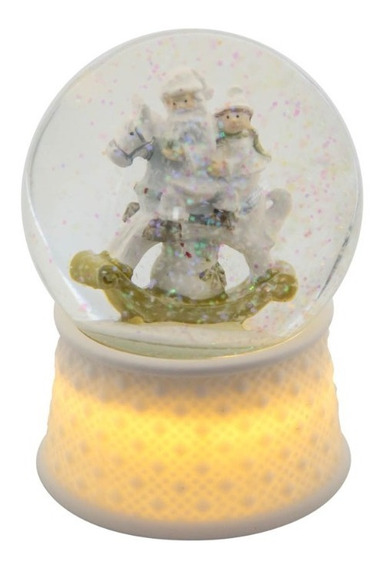 Belén de Navidad bola de nieve regalo de elefante 10cm sagrada familia Jesús pastor adorno 