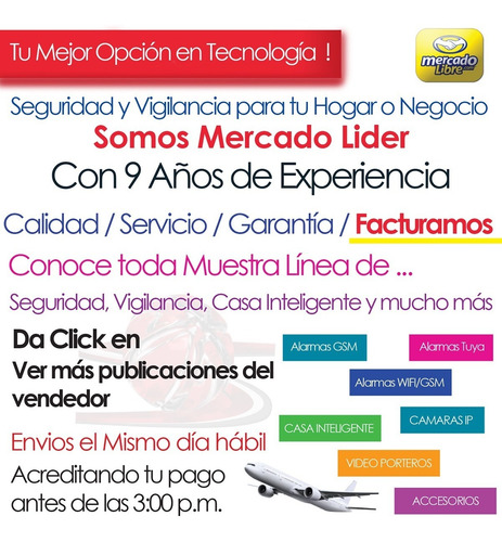 Alarma Touch Gsm 3s Seguridad Inalambrica App Casa Vecinal