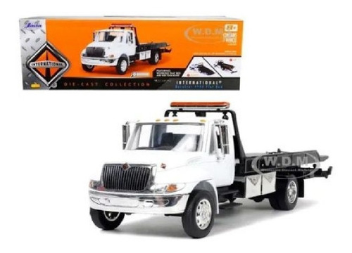 Jada 1:24 Internacional Durastar 4400 Grúa Plataforma Blanco