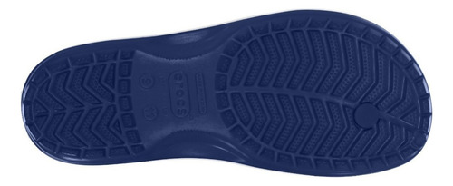 Sandalias Crocs Crocband Flip Fácil De Limpiar Unisex Adulto Color Azul Marino