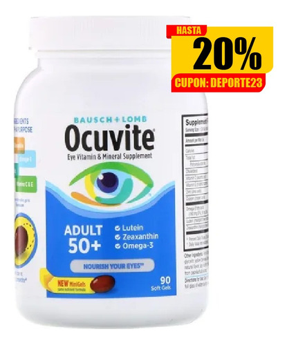 Ocuvite Vitamina Cuidado De Los Ojos Y Vista Original