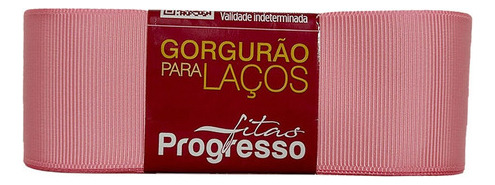 Fita De Gorgurão Para Laço 38mm Progresso Nº9 10 Metros Cor Rosa Escuro