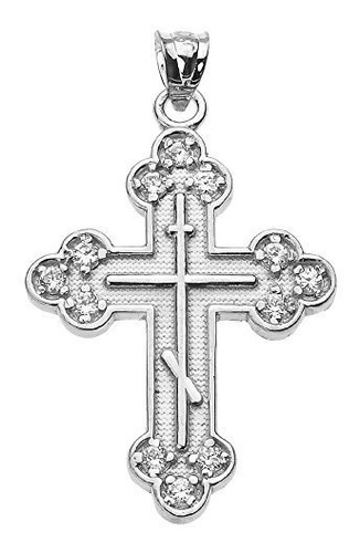 Joyería Religiosa Por Fdj 925 Sterling Silver Cz Ortodoxa De