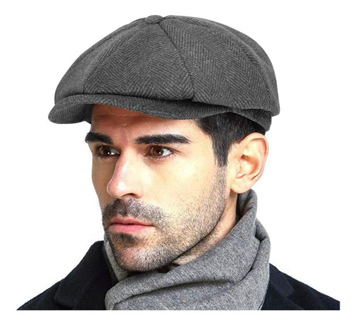 Gorro Clásico De Moda Para Hombre De Newsboy Gatsby, Mezcla