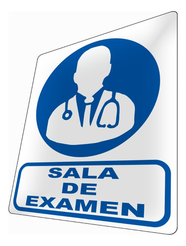 Letrero Sala De Examen Médico Seguridad Industrial Señalizac